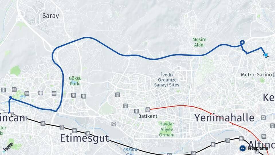 Ufuktepe Sincan Arası Kaç Km - Yol Tarifi