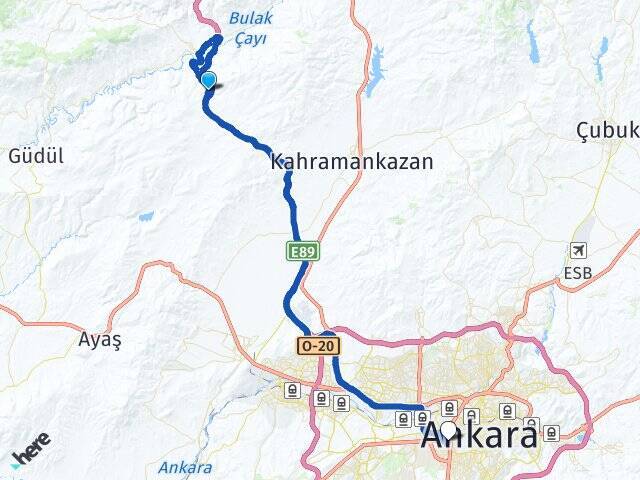 Aşağıada Ufuk Üniversitesi Arası Kaç Km - Yol Tarifi