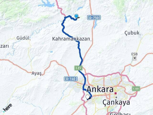 Binkoz Başkent Üniversitesi Arası Kaç Km - Yol Tarifi