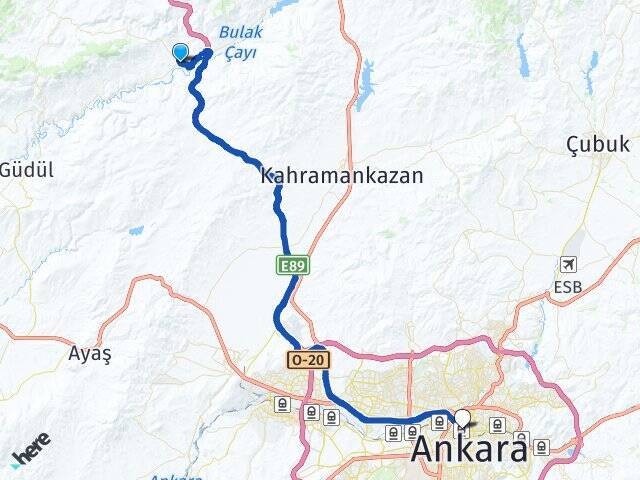 Çeltikçi Ankara Tren Garı Arası Kaç Km - Yol Tarifi