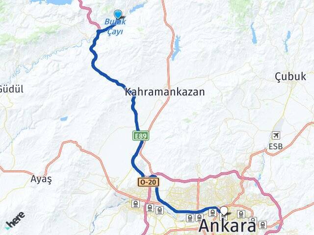 Mahkemeağcin Ankara Tren Garı Arası Kaç Km - Yol Tarifi