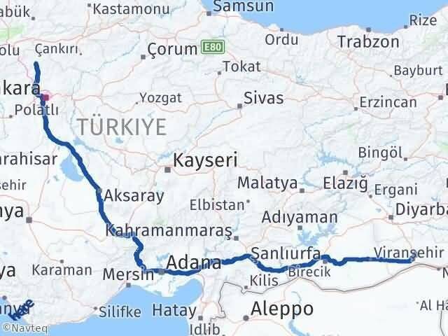 Ankara Kızılcahamam Mardin Arası Kaç Km - Yol Haritası