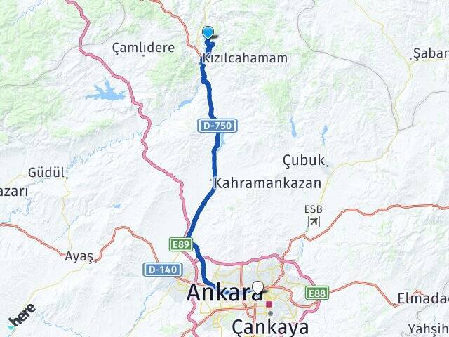 Saray Gazi Üniversitesi Arası Kaç Km - Yol Tarifi