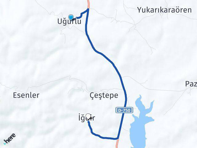 Uğurlu İğdir Arası Kaç Km - Yol Tarifi