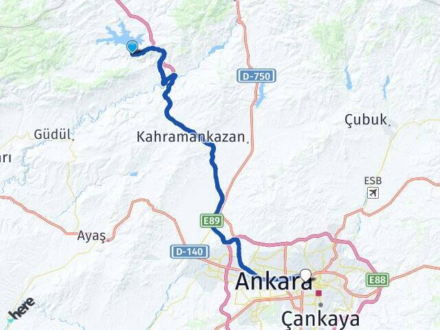 Yukarıada Gazi Üniversitesi Arası Kaç Km - Yol Tarifi