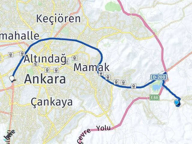 Bayındır Ankara AŞTİ Otogarı Arası Kaç Km - Yol Tarifi