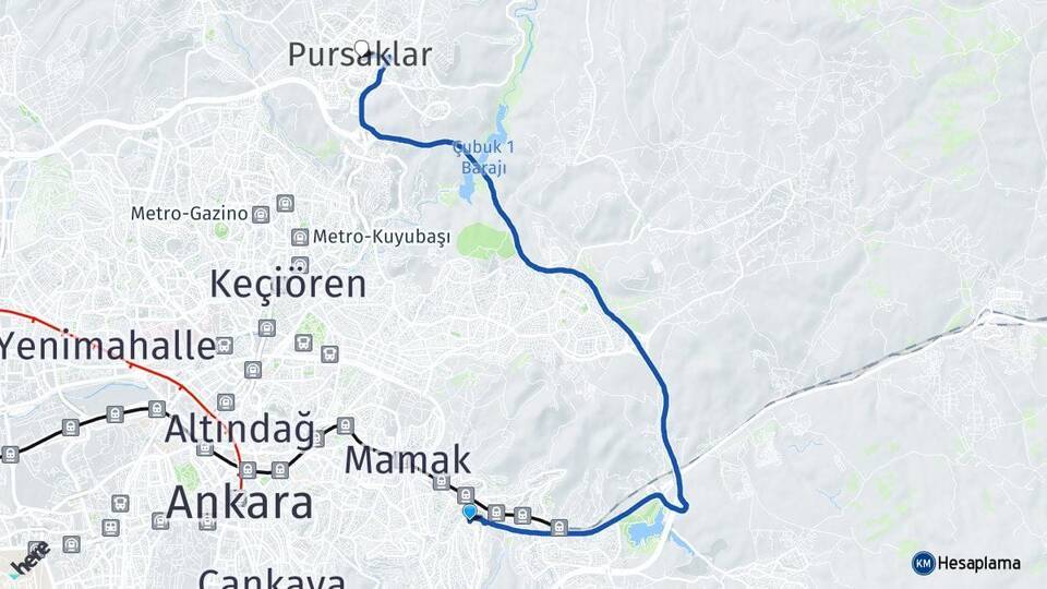 Boğaziçi Pursaklar Arası Kaç Km - Yol Tarifi