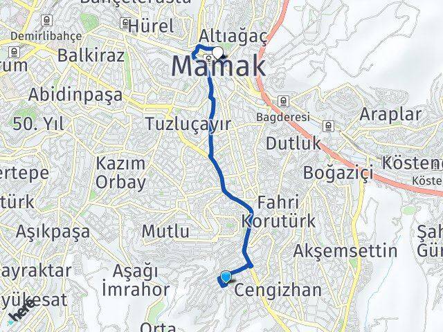 Ege Mamak Arası Kaç Km - Yol Tarifi