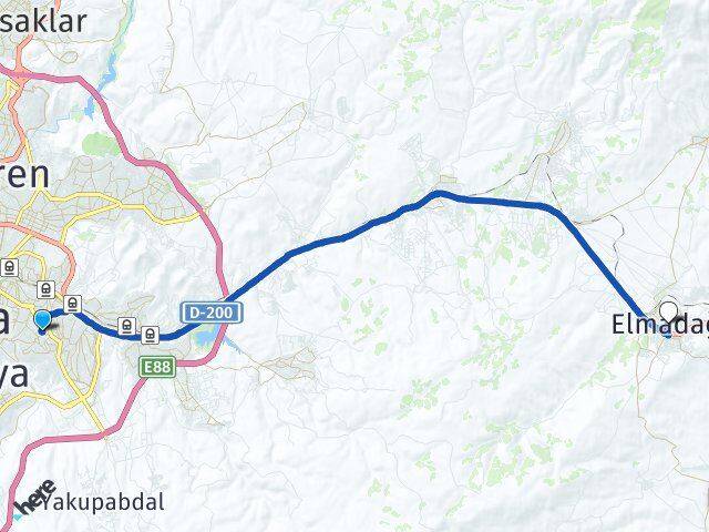General Zeki Doğan Elmadağ Arası Kaç Km - Yol Tarifi