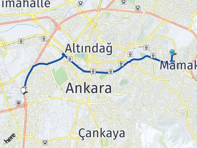 Harman Ankara AŞTİ Otogarı Arası Kaç Km - Yol Tarifi