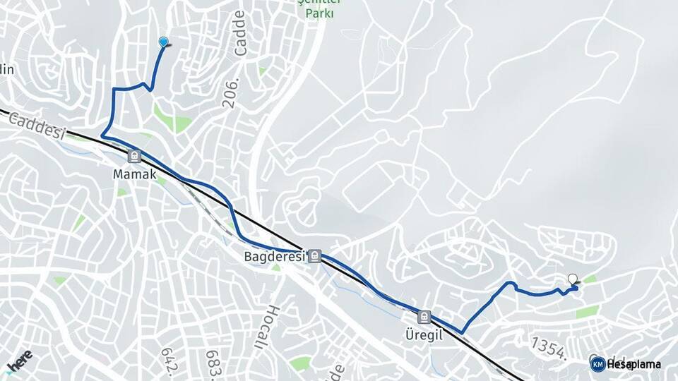Hüseyingazi Araplar Arası Kaç Km - Yol Tarifi