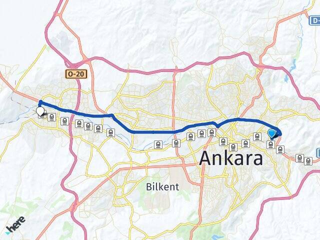 Hüseyingazi Sincan Arası Kaç Km - Yol Tarifi