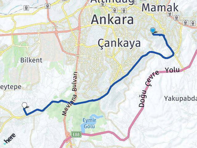 Mutlu Ahlatlıbel Arası Kaç Km - Yol Tarifi