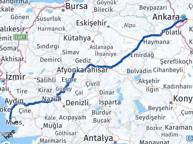 Şafaktepe Bozbük Arası Kaç Km - Yol Tarifi