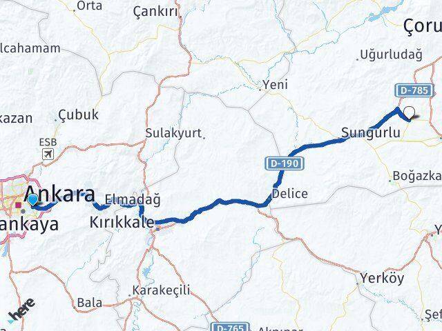 Şahintepe Alacahüyük Arası Kaç Km - Yol Tarifi