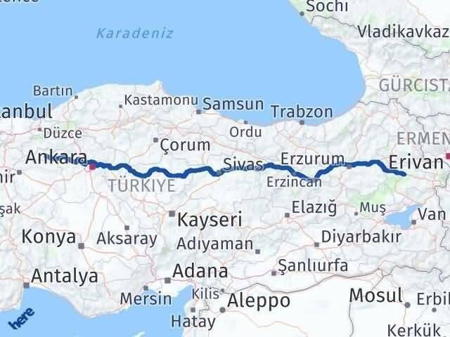 Nallıhan Ağrı Arası Kaç Km - Yol Tarifi