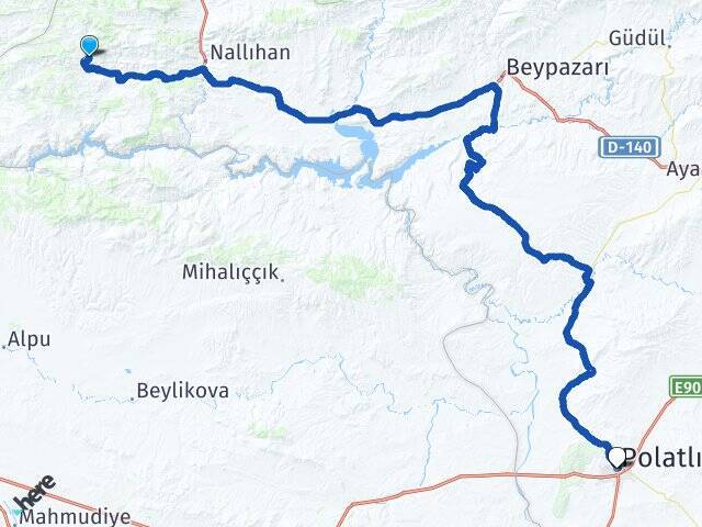 Cendere Polatlı YHT Garı Arası Kaç Km - Yol Tarifi