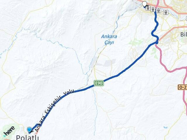 Çamlıca Sincan YHT Garı Arası Kaç Km - Yol Tarifi