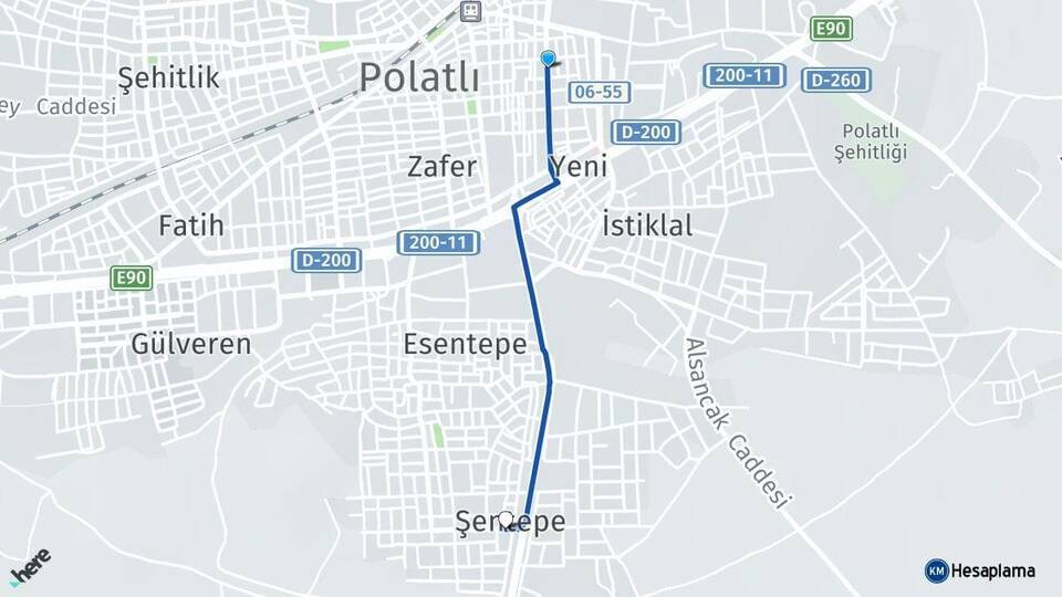 Cumhuriyet Şentepe Arası Kaç Km - Yol Tarifi