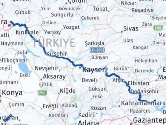 Pursaklar Adıyaman Arası Kaç Km - Yol Tarifi