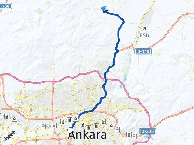 Karşıyaka Ankara AŞTİ Otogarı Arası Kaç Km - Yol Tarifi