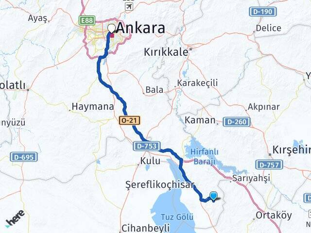 Devekovan Ankara Tren Garı Arası Kaç Km - Yol Tarifi