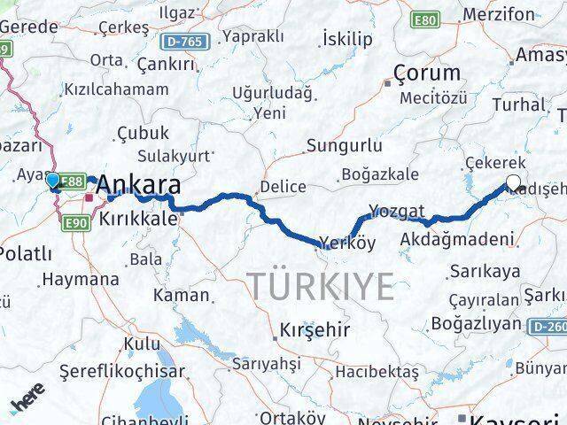 Akşemsettin Yakacık Arası Kaç Km - Yol Tarifi