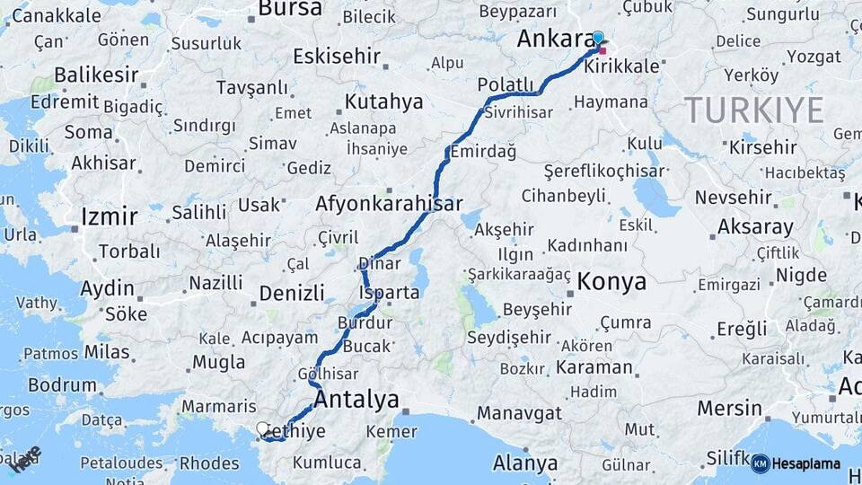 Anadolu Çamköy Arası Kaç Km - Yol Tarifi