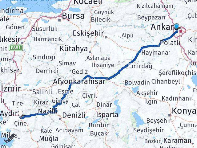 Batı Sitesi Efeler Arası Kaç Km - Yol Tarifi