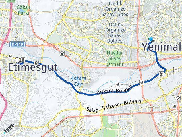 Demetevler Süvari Arası Kaç Km - Yol Tarifi