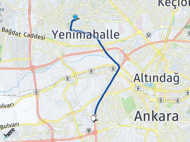 Esentepe Ankara AŞTİ Otogarı Arası Kaç Km - Yol Tarifi