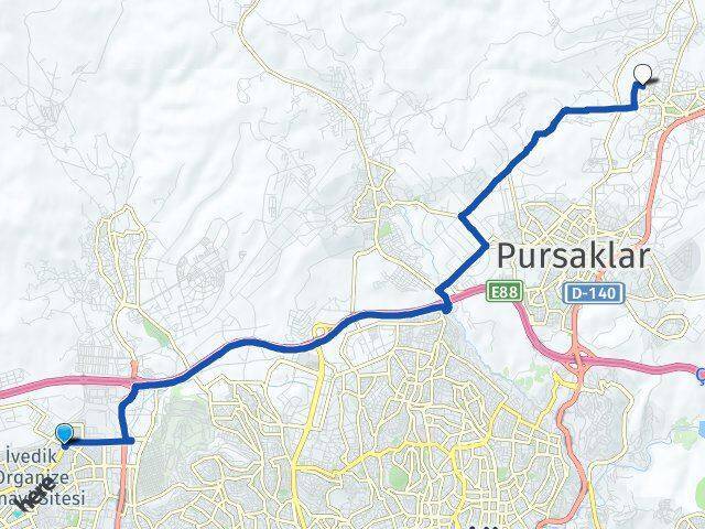 İvedikosb Saray Fatih Arası Kaç Km - Yol Tarifi