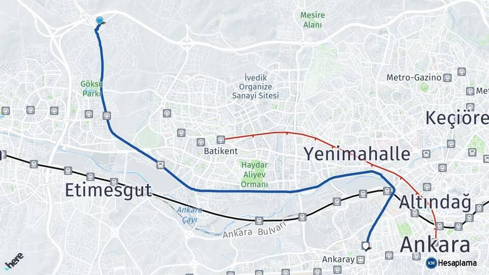 Susuz Ankara AŞTİ Otogarı Arası Kaç Km - Yol Tarifi