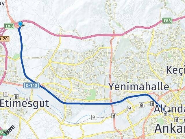 Susuz Ankara Tren Garı Arası Kaç Km - Yol Tarifi