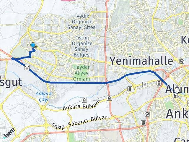 Yeni Batı Ankara Tren Garı Arası Kaç Km - Yol Tarifi