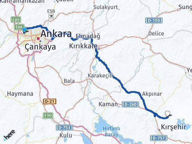 Yeni Batı Bağbaşı Arası Kaç Km - Yol Tarifi
