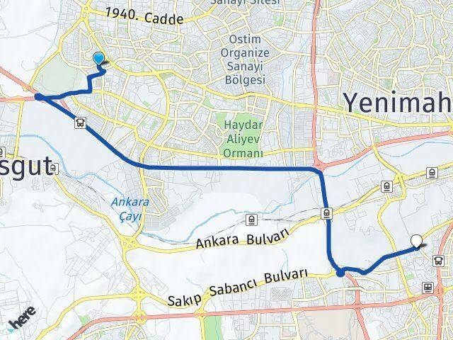 Yeni Batı Beştepe Arası Kaç Km - Yol Tarifi