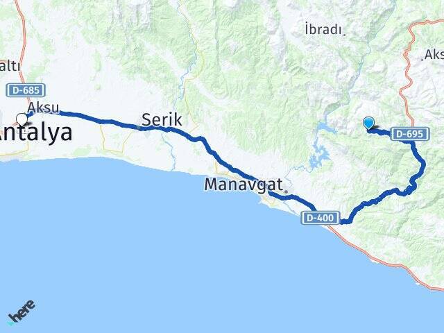 Hocaköy Antalya Havalimanı Arası Kaç Km - Yol Tarifi