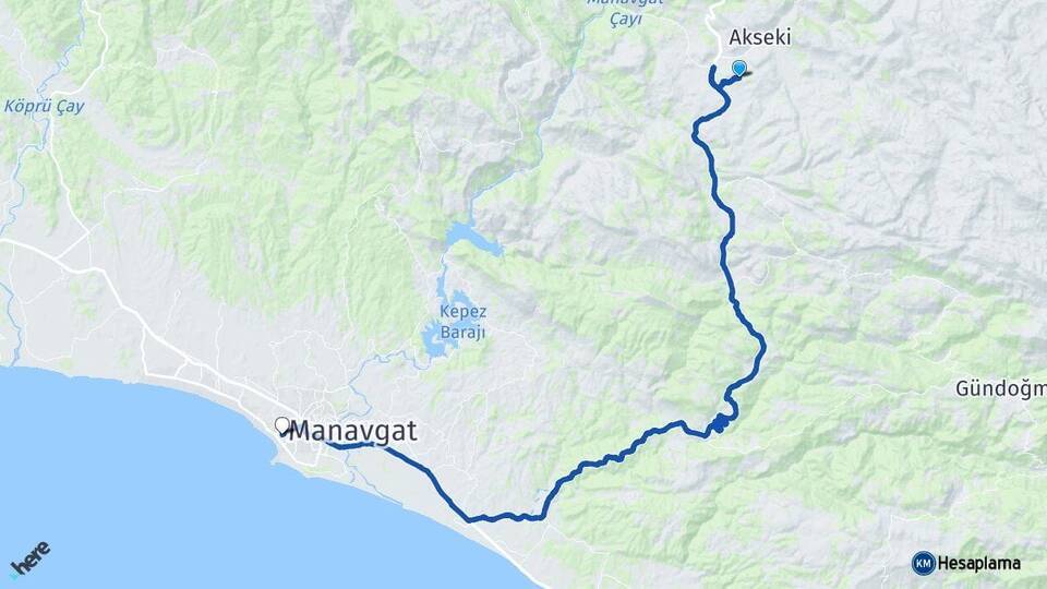 Sarıhacılar Side Arası Kaç Km - Yol Tarifi