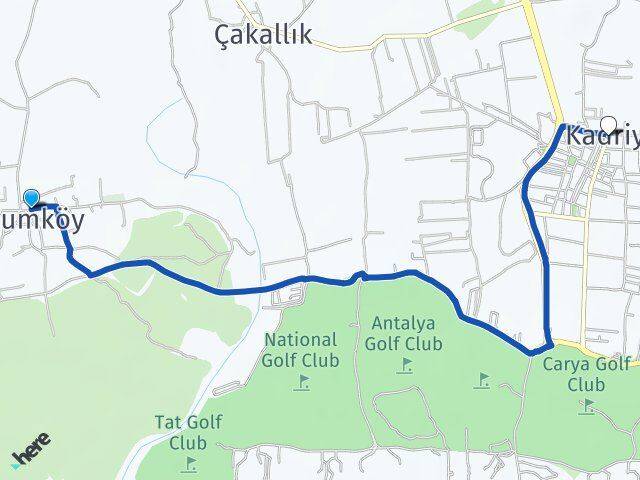 Kumköy Kadriye Arası Kaç Km - Yol Tarifi