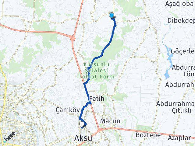 Kurşunlu Pınarlı Arası Kaç Km - Yol Tarifi
