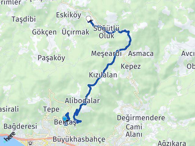 Bektaş Mahmutseydi Arası Kaç Km - Yol Tarifi
