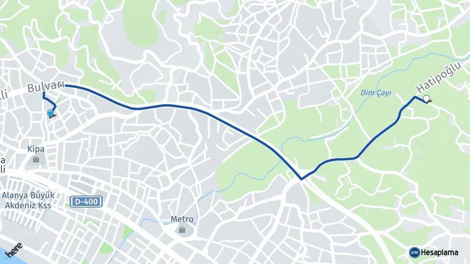 Cikcilli Oba Arası Kaç Km - Yol Tarifi