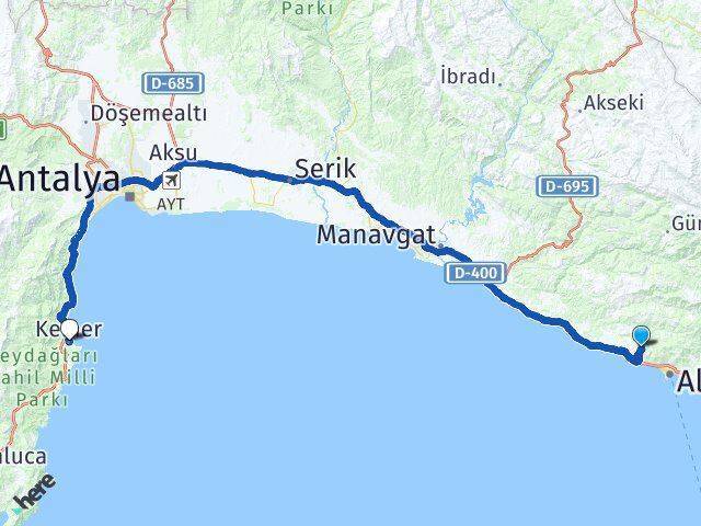 Elikesik Kemer Arası Kaç Km - Yol Tarifi
