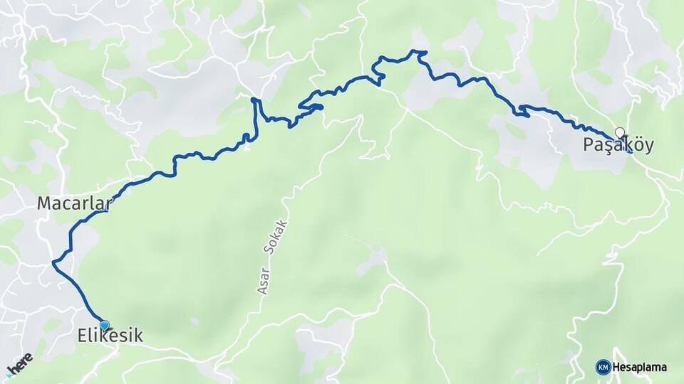 Elikesik Paşaköy Arası Kaç Km - Yol Tarifi