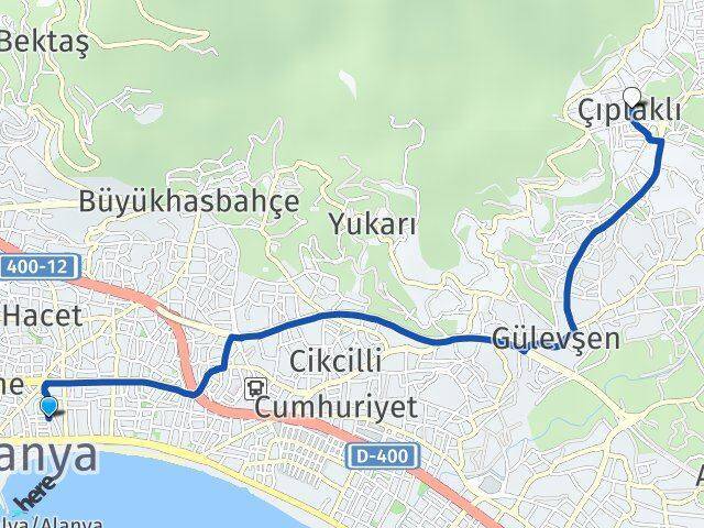 Güller Pınarı Çıplaklı Arası Kaç Km - Yol Tarifi