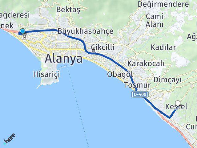 Kızlar Pınarı Kestel Arası Kaç Km - Yol Tarifi