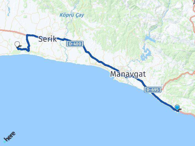 Okurcalar Kumköy Arası Kaç Km - Yol Tarifi