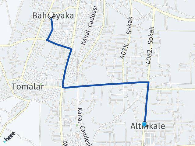 Altınkale Bahçeyaka Arası Kaç Km - Yol Tarifi