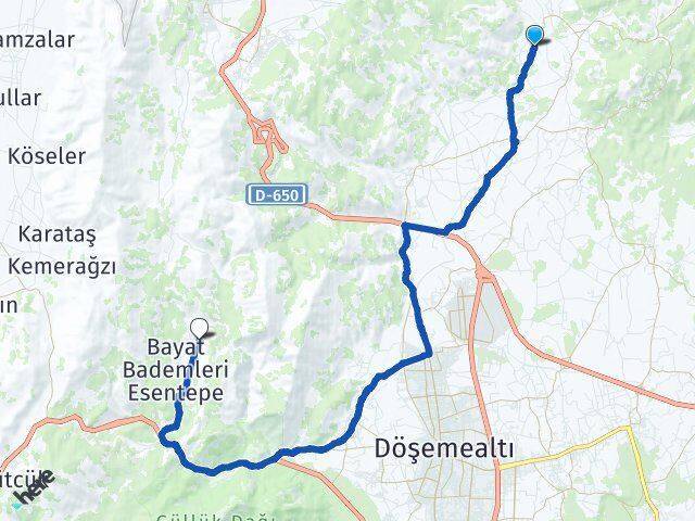 Karaveliler Bayatbademleri Arası Kaç Km - Yol Tarifi